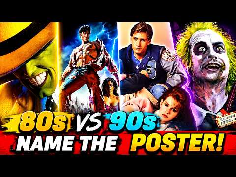 🎬 80s vs 90s Movie Poster Challenge | Can You Guess the Movie?