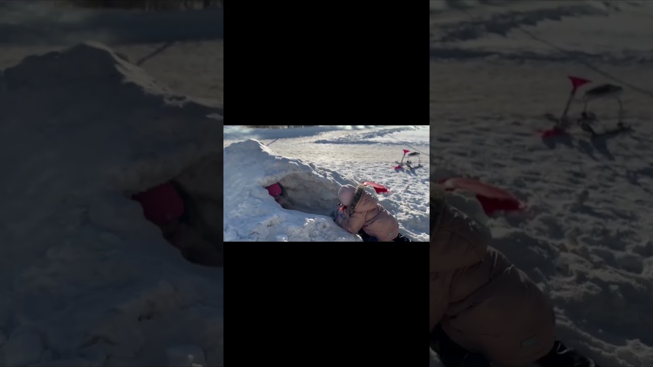 WE FOUND THE SNOW CAVE!!! Epic Moments and Fun Vibes in This Quick Clip You Can't Miss!