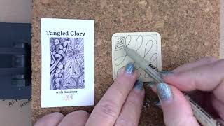 Find Your Flow -  Echoism - Mindful Loopy Tangle for a Calmer Mind  -Zentangle® Texture Series