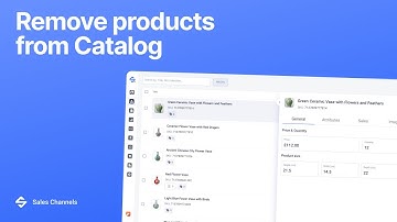 How to remove products from Catalog. Sales Channels by M2E Cloud