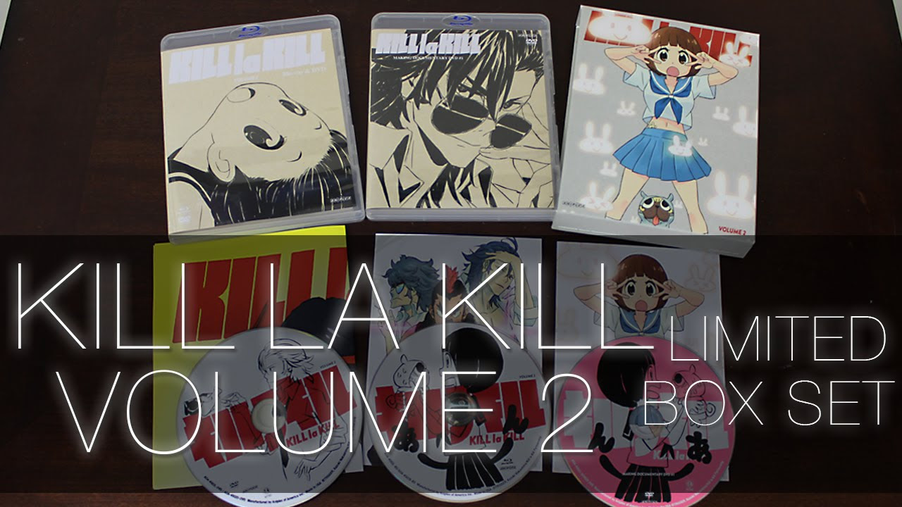 Unboxing   Kill La Kill   Volume 1   Limited Edition Blu Ray/DVD