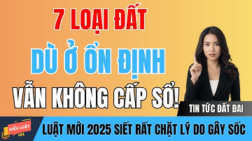 Luật Mới 2025: 7 Loại Đất Bị Cấm Cấp Sổ – Nhiều Người Không Hề Hay Biết