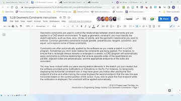 Fusion 360 What are Geometric constraints Pt. 1 - Background Information