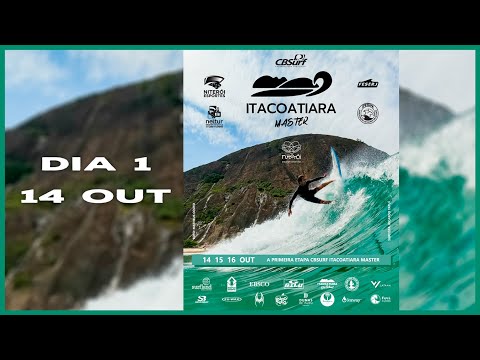 AO VIVO |  DIA 1 | 14 Out  - CBSurf Itacoatiara Master 2022