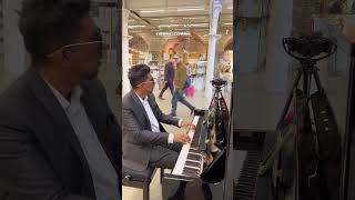 Jamming Can't Help Falling in Love in London… ❤️#CantHelpFallingInLove #ElvisPresley #LondonPiano