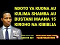 NDOTO UNALIMA UNAONA SHAMBA AU BUSTANI INA MAANA HIZI 15 KIROHO NA KIBIBLIA Apostle Johaness John NDOTO UNALIMA UNAONA SHAMBA AU BUSTANI INA MAANA HIZI 15 KIROHO NA KIBIBLIA Apostle Johaness John