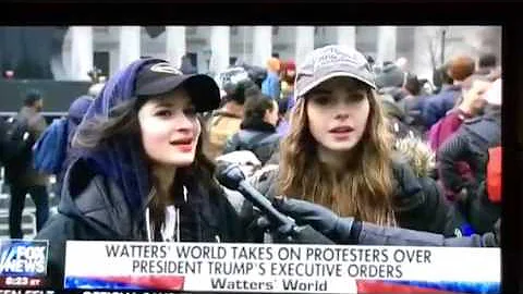 Watters' World - Protesters over Travel Ban