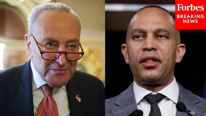Hakeem Jeffries Asked Point Blank If He Is Feeling Betrayed By Chuck Schumer As Shutdown Looms - YouTube