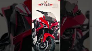 Stock rs200 bike 🤡 and modified rs200 💀 #rs200 #motovlog #vlog #rider #biker #youtubeshorts