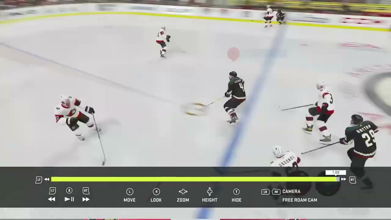 NHL 21 weird goal
