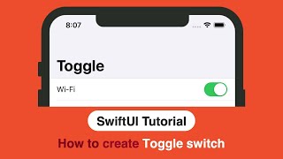 How to create Toggle switch in SwiftUI - Swift 5 in Xcode | SwiftUI Tutorial