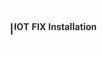 HotFix Installation BW6