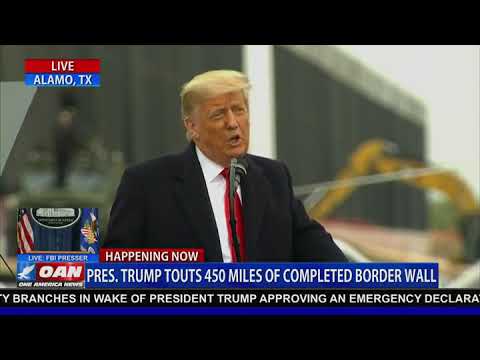 President Trump thanks Law Enforcement at the Southern Border