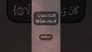 سورة المزمل الآية ١٥ الى ١٩ بصوت الشيخ محمد صديق المنشاوي