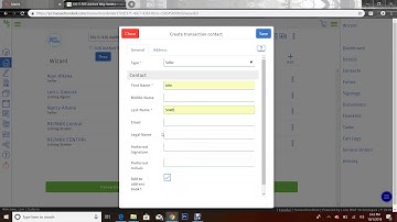 Creating a Transaction for a Listing in Transaction Desk