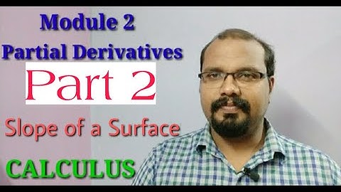 Partial Derivatives (Part 2)