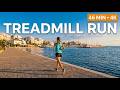 POV Treadmill Run 4K | 46 Minutes Through Piraeus Greece with Real Footsteps