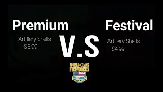 Festival Shells vs Premium Shells