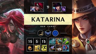 Katarina Carry Vs Caitlyn - Euw Diamond Patch 25.21