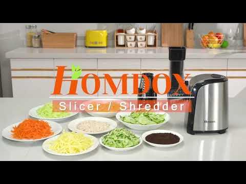 Homdox Electric Cheese Grater, Professional Salad Shooter Electric