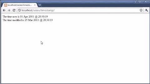 Beginner PHP Tutorial - 59 - Modifying timestamps