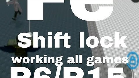 Roblox Fe Script Showcase | Fe shift lock script| work all games / R6 and R15 / All executers