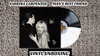 SABRINA CARPENTER - MAN'S BEST FRIEND (VINYL UNBOXING)