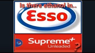Testing for Ethanol in Petrol / Gasoline Part 1: Esso Supreme