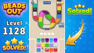 Beads Out - Level 1128 Walkthrough π§© | Solution & Gameplay (Voodoo) π΄