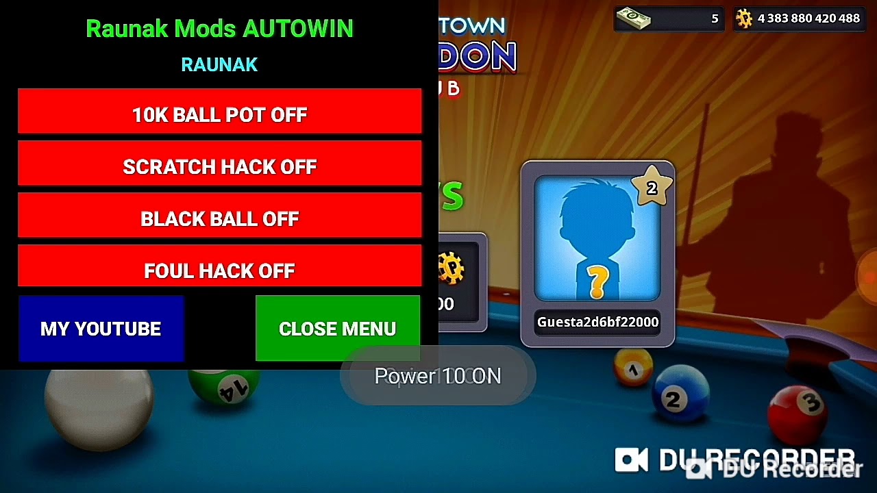 8 Ball Pool Mod Menu Version 4.9.0 Unlimited Coin And Cash ...