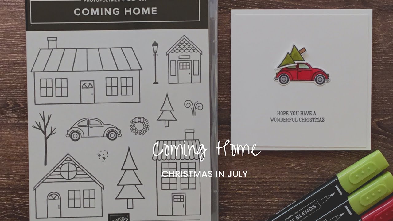 Stampin’ Up! Coming Home Christmas in July - YouTube