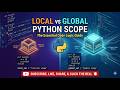 local and global variable in python