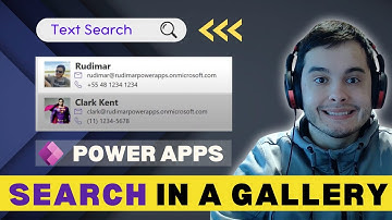 How to Search Gallery Content Using Text Input in Power Apps