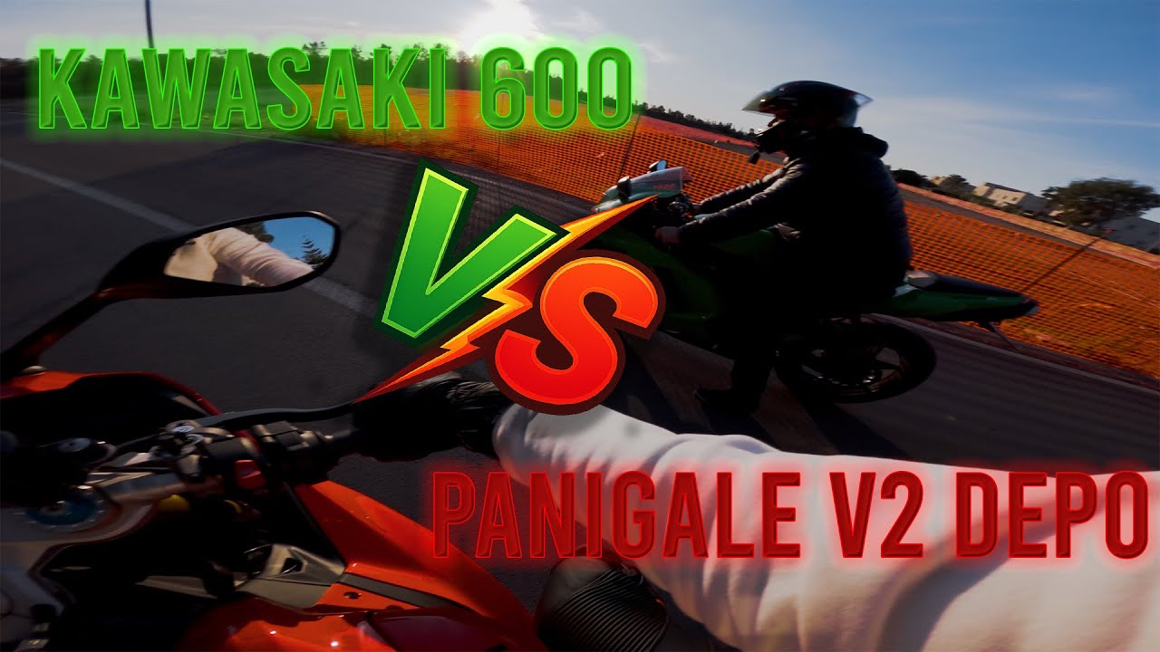 Panigale v2s Depo 2025 VS Kawasaki Ninja 600