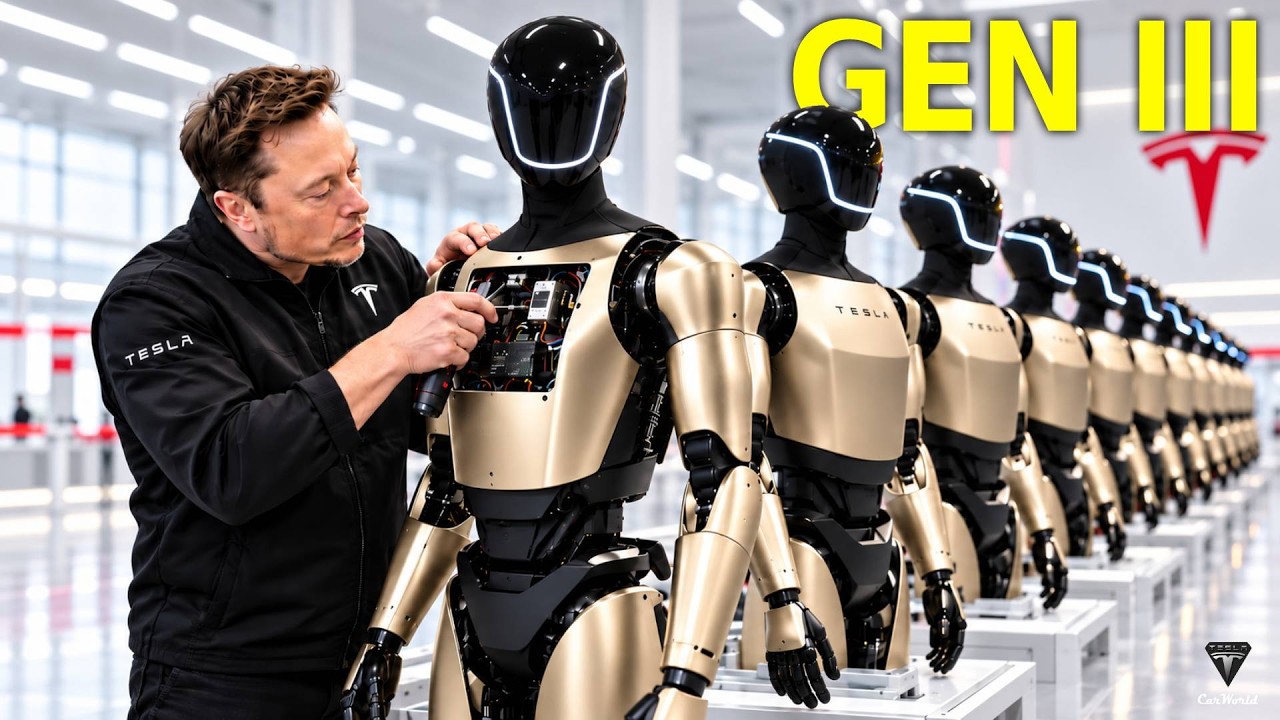 Tesla Bot Gen 3 Unveils a Fresh New Look for 2027! – Video