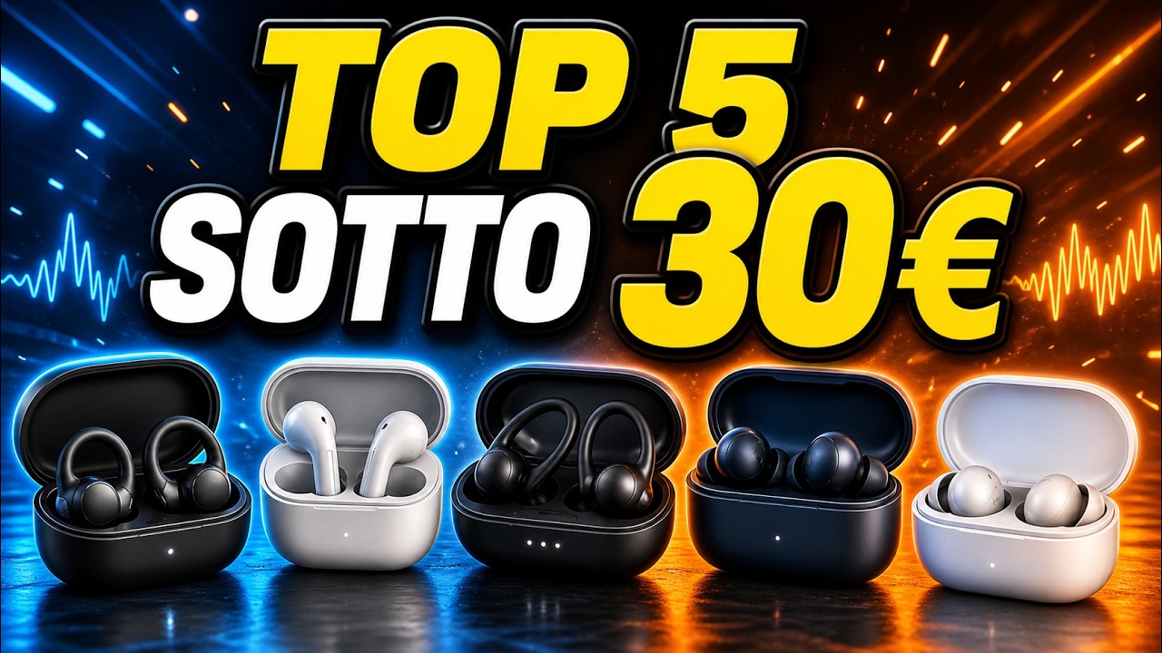 Auricolari Bluetooth economici: le scelte sotto i 30 euro
