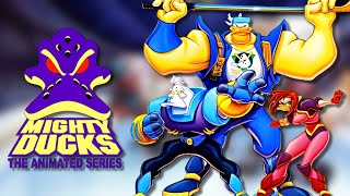 Mighty Ducks Cartoon Explored - The Rebel And Brave Athletic Humanoid Ducks Fight Evil & Win Games!
