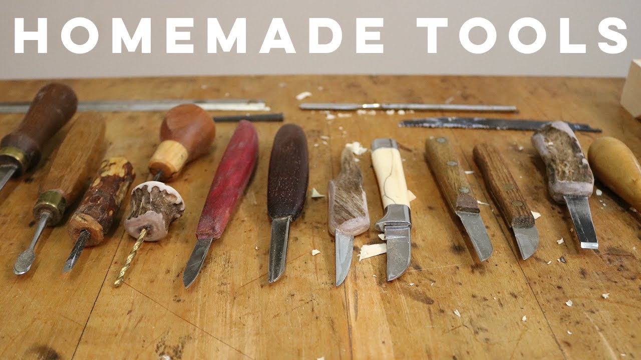 Homemade Whittling Knives and Gimlets YouTube