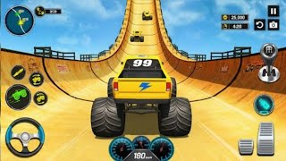 モンスタートラックスタント3D - エクストリームオフロードメガジャンプチャレンジ | Androidゲームプレイ screenshot 4