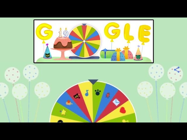 Google Birthday Surprise Spinner Must Try Google Doodles - AiiotTalk