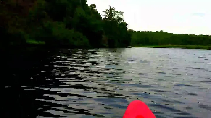 Kayaking black pond