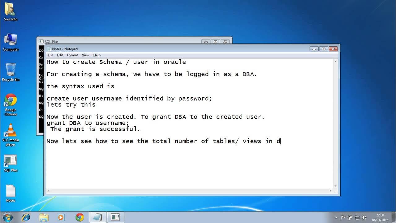 Schema oracle. Create table oracle.