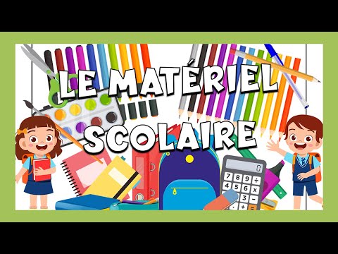 El material escolar en francés ✏️📒🖍 | Vocabulario