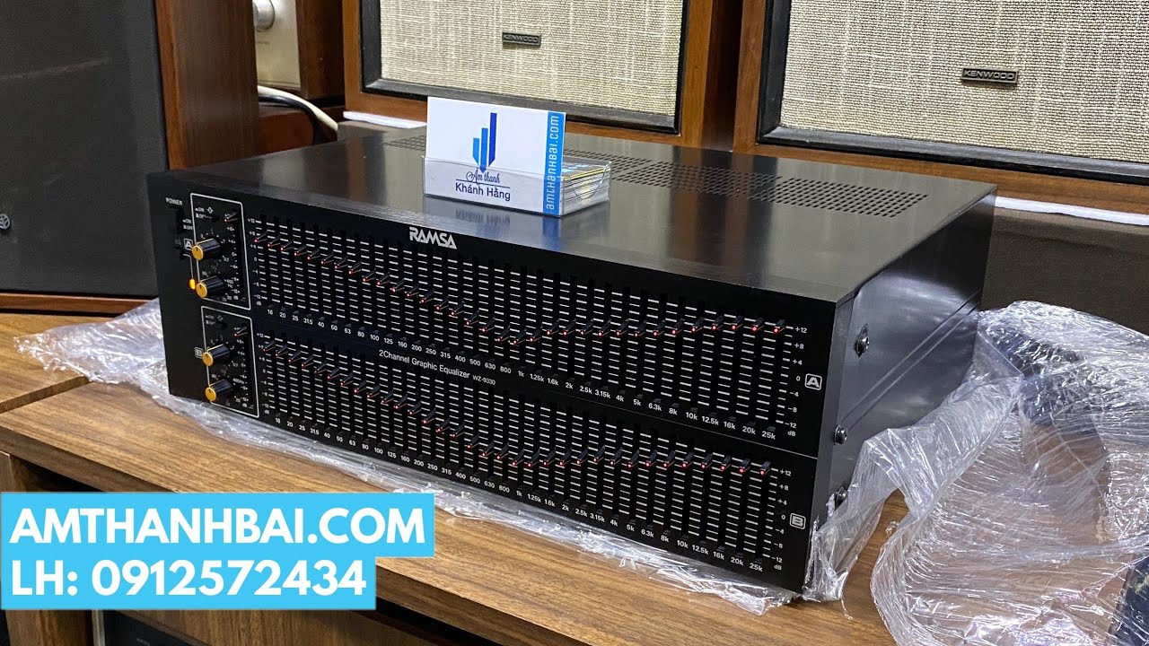 EQ Nhật RAMSA WZ 9330 siêu gấu, vừa nghe nhạc vừa karaoke – Dàn