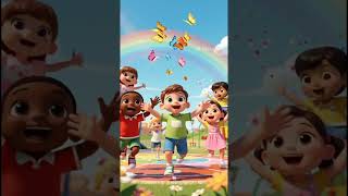 Rainbow Fun for Kids 🌈✨ #shorts #kids #nurseryrhymesHashtags: #funlearning #nurseryrhymes #abcd