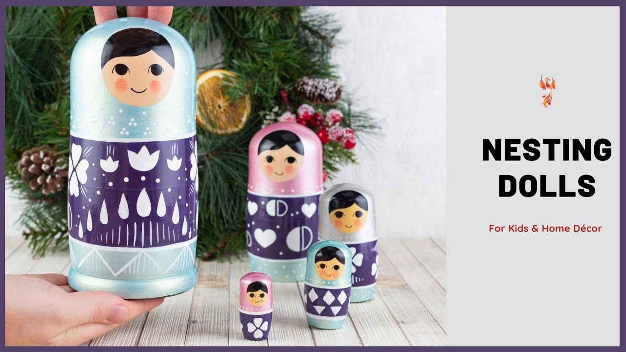 Nesting dolls for Kids & Home Decor by Firebird Workshop