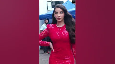 Nora Fatehi Sizzling Red H0T Look at Jhalak Dikhhla Jaa Season 10 #norafatehi  #shorts