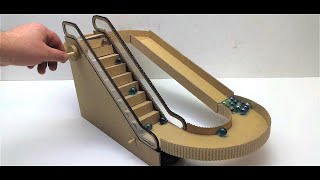 How to make Marble Run with escalator out of cardboard by STRIKE 2,533 views 1 year ago 5 minutes, 44 seconds