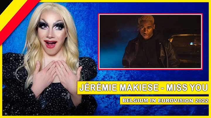 Jérémie Makiese - Miss You - Belgium 🇧🇪 | American Reacts to Eurovision 2022