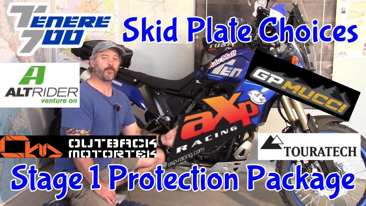 Yamaha Tenere 700 skid plate choices. Which one is right?